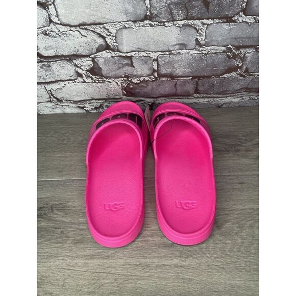 UGG WILCOX SLIDE Pink Rubber Light Waterproof Sport Sandals Men’s Sz 12M US/45EU - Picture 6 of 16